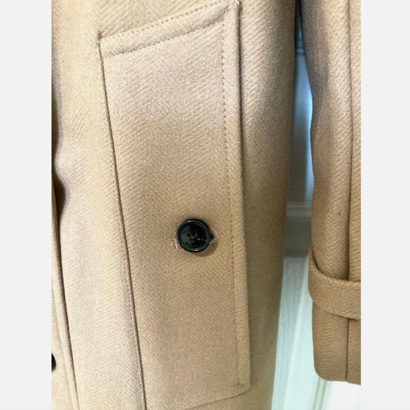 Authentic Burberry Cranston Plaid Collar wool trench coat IT 42 US 8 - Picture 12 of 16